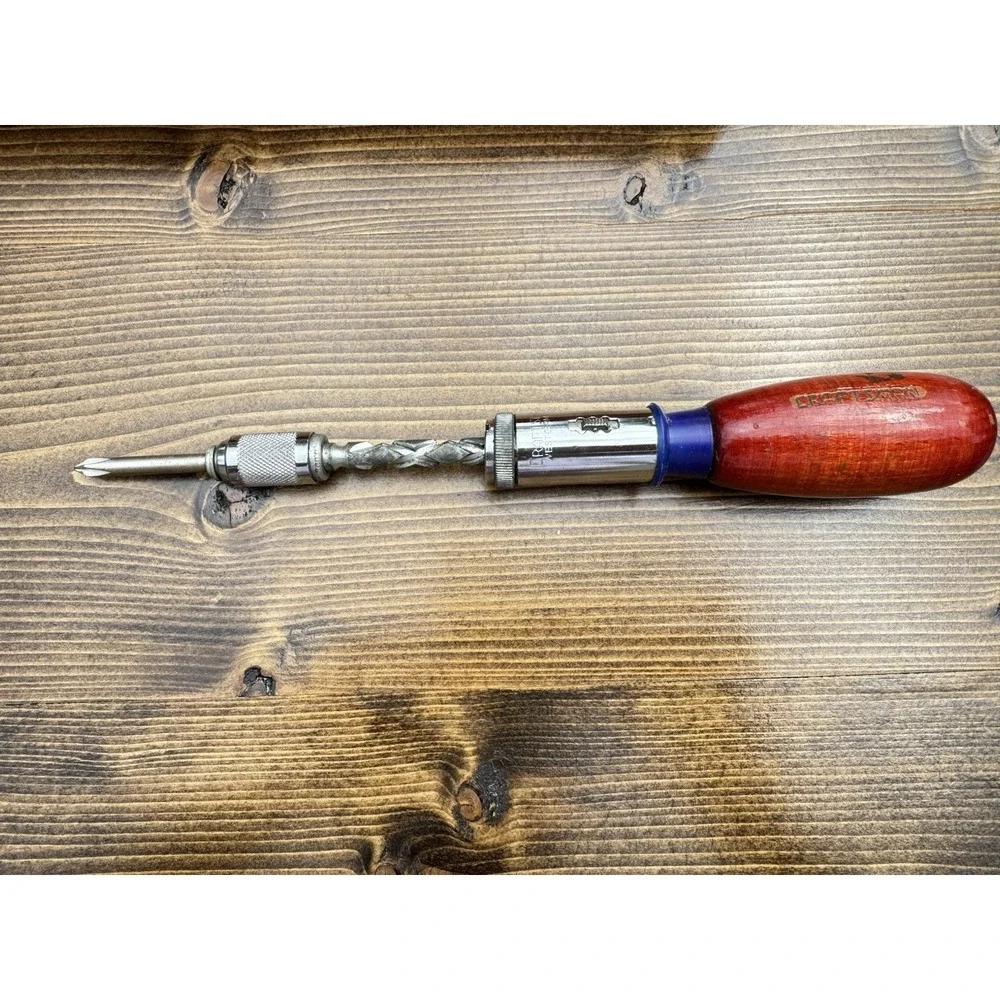 Vintage Craftsman‎ Automatic Spiral Ratchet Screwdriver West Germany Sears Box